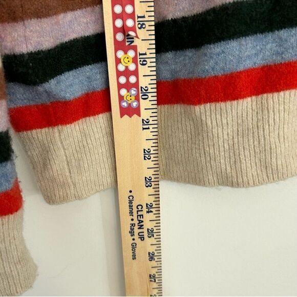 Madewell Stripe Wool Alpaca Crewneck Sweatshirt Small - Picture 9 of 12